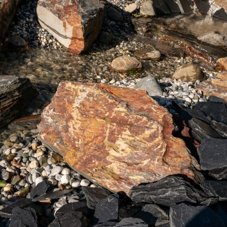 enrochement pierre rocher ardoise fileta