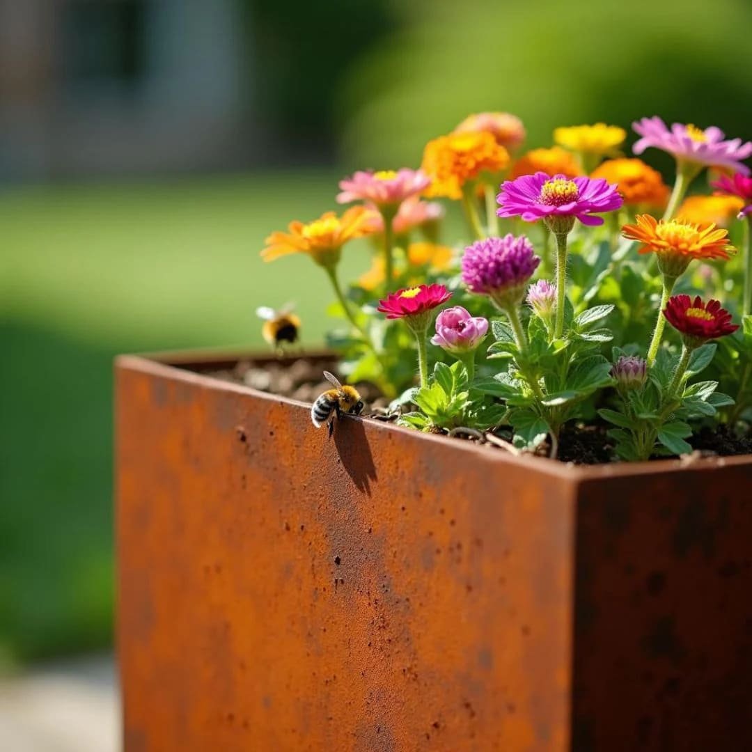 jardinière corten landes acheter