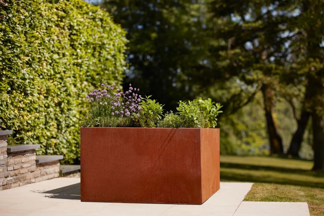 jardinière corten landes hossegor